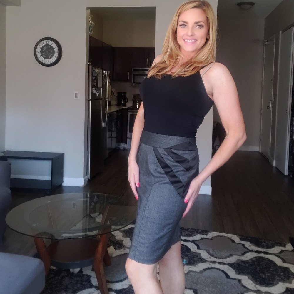 XOXO Grey Skirt
